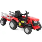 Trator Eléctrico com Atrelado Vermelho Hecht - Trator Eléctrico com Atrelado Vermelho